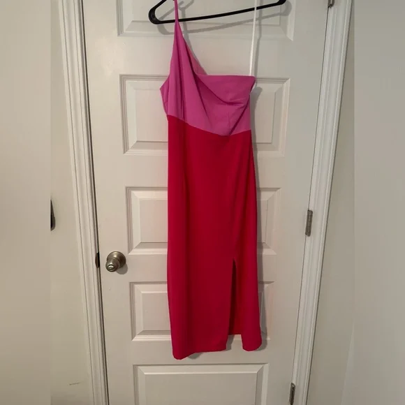 Petal & Pup Dresses | Petal And Pup Beautiful Pink& Red Dress | Color: Pink | Size: 8uk | Mkmiller0411's Closet